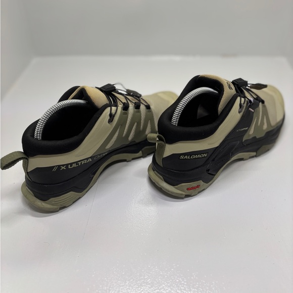 Salomon X Ultra 4 Women’s 8 Trail Hiking Shoes Green Tan Contagrip - Picture 6 of 14